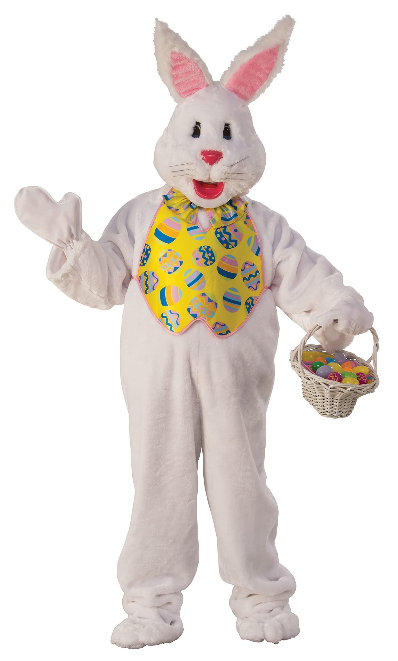 Rubie's Easter Bunny Costume - Plush White Full Body Mascot Outfit for Adults & Kids - Perfect for Easter Celebrations, Themed Parties & Photo Shoots