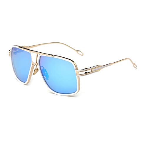 Gold Frame/Blue Lens