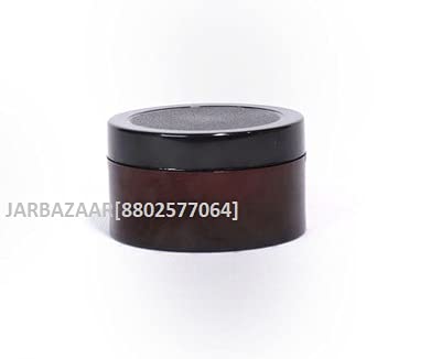 JARBAZAAR 4-Pack 50 Gram Acrylic Cosmetic Jars for Body Butter, Cream, Lip Balm & Scrub - Travel-Friendly, Leak-Proof, Cosmetic-Grade Storage Containers for DIY Skincare, Makeup & Beauty Products at Home or On-The-Go