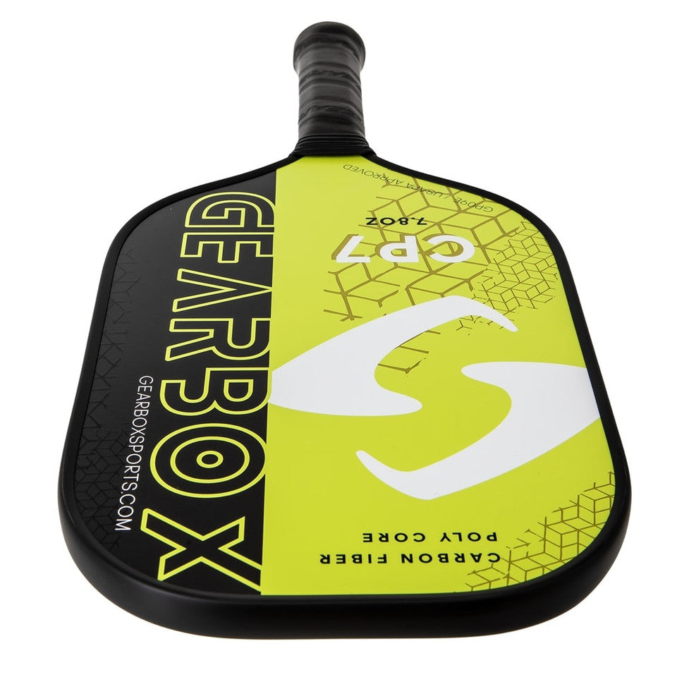 Premium Gearbox CP7 Pickleball Paddle - Carbon Fiber Face with Comfort Grip - USAPA Approved for Tournament Play - Perfect for Competitive & Recreational Players