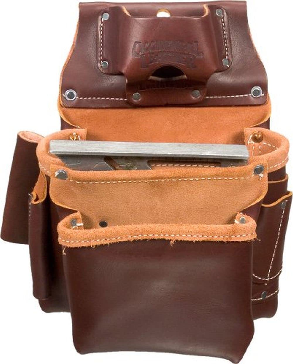 Occidental Leather 5061LH 2-Pouch Pro Fastener Tool Bag for Electricians & Contractors - Left-Handed Design for Comfort & Efficiency - Perfect for Construction Sites & DIY Projects
