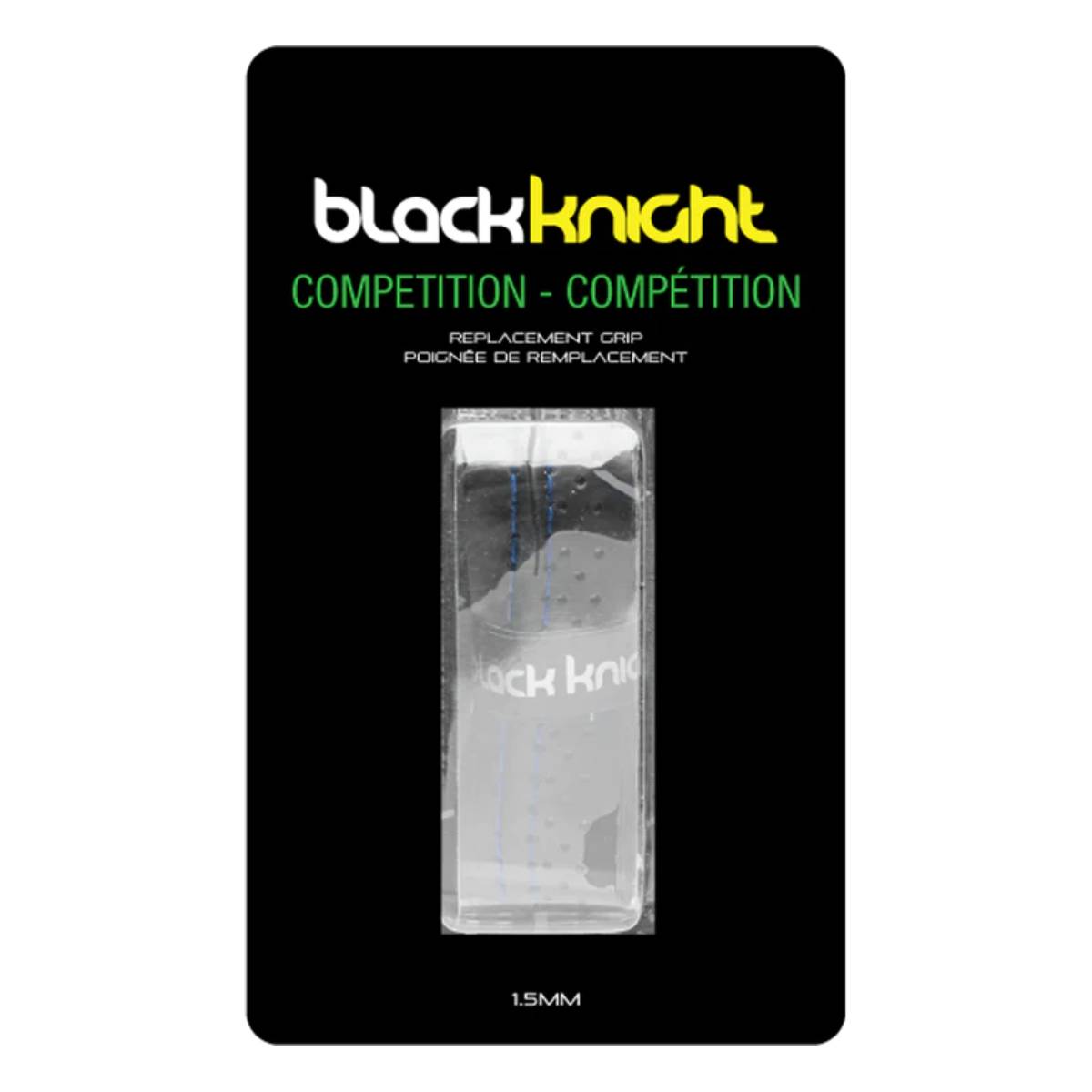 Black Knight Competition Replacement Grip (Black) - Premium Tennis Racquet Grip for Enhanced Performance - Perfect for Competitive Play & Training Sessions