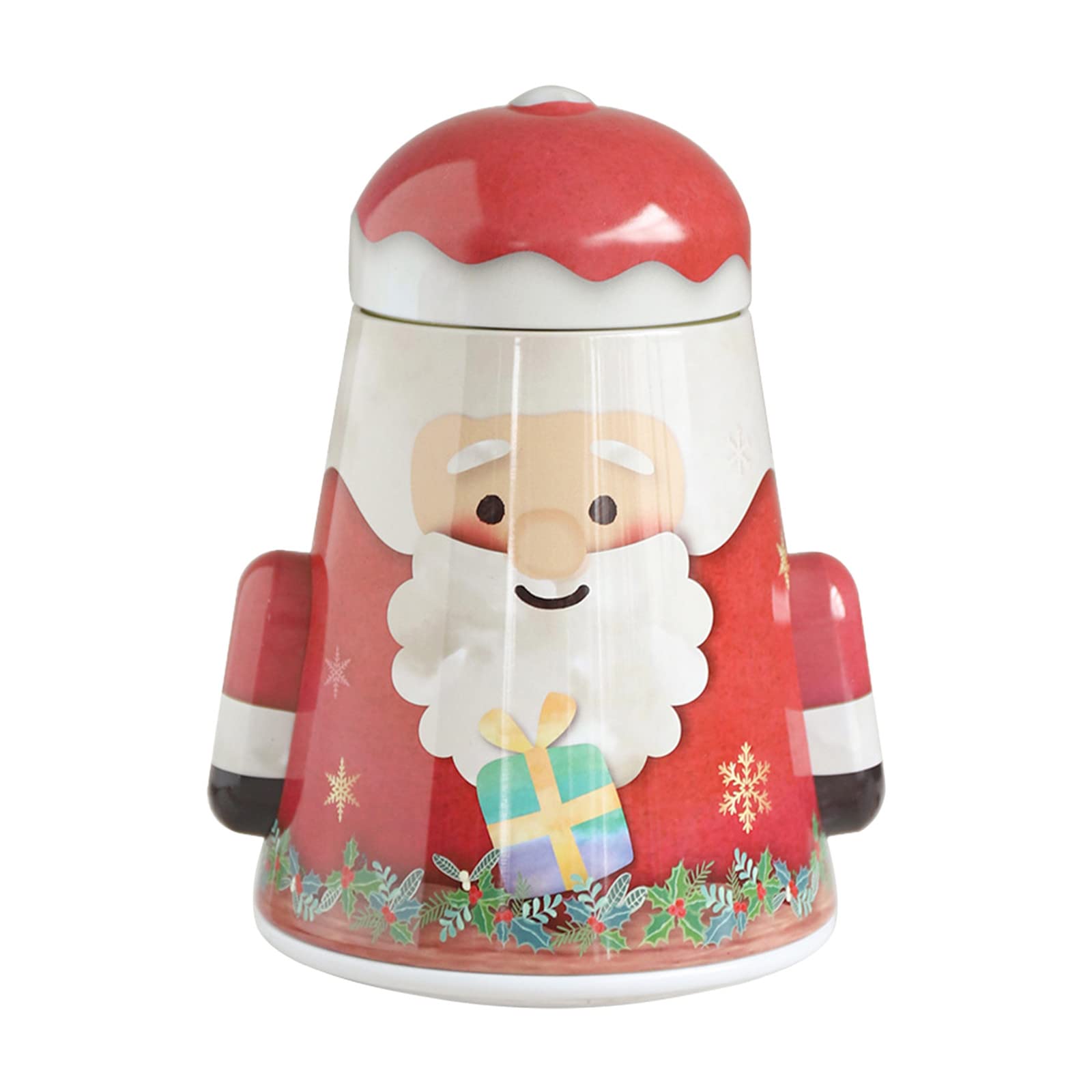 Christmas Tin Box for Candy & Biscuits - Kids Gift & Storage - Holiday Decor