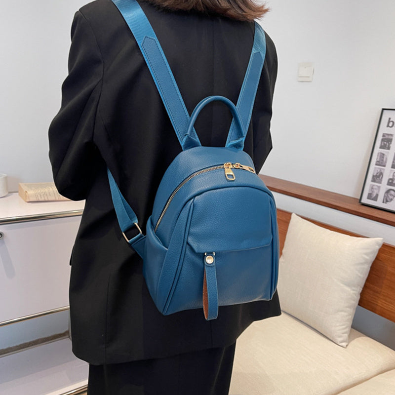 Vegan Leather Backpack for Women - Soft Lightweight Small Backpack Purse - Perfect for Travel, Work & School