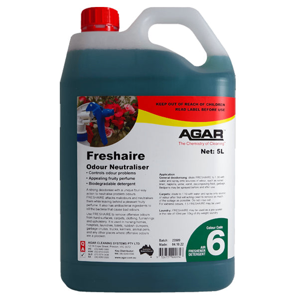 Freshaire Agar Odor Neutralizer - Eliminates Bad Smells in Home, Car, and Office | Natural Air Freshener for Indoor Spaces