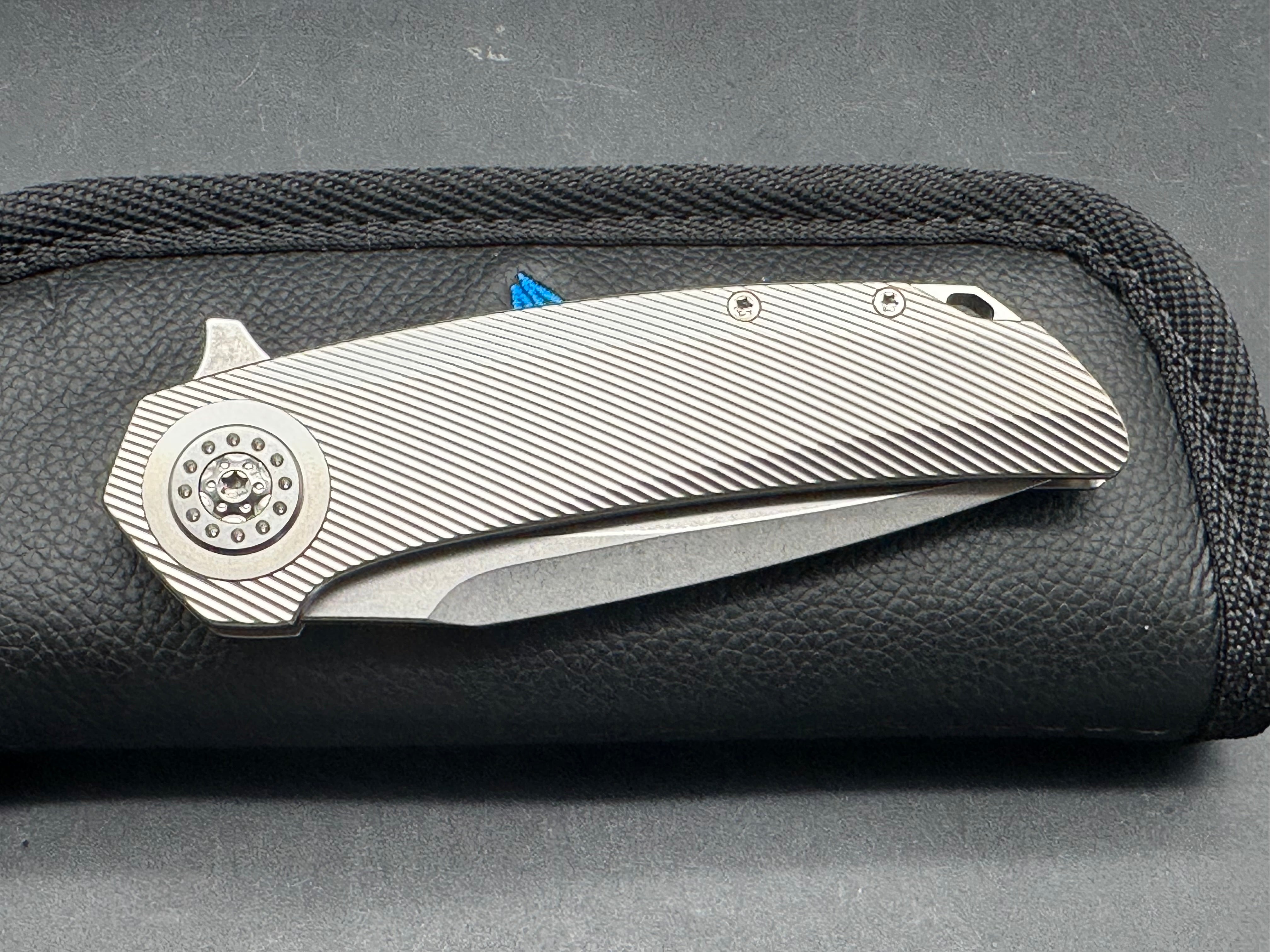Skiff Made Blades Fugitive - Premium Non-Anodized Pocket Knife for EDC, Outdoor Adventures & Survival Gear