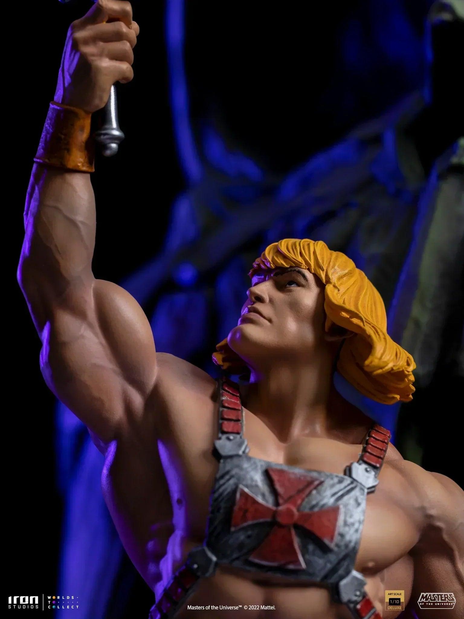 Iron Studios Masters of the Universe He-Man Deluxe BDS Art Scale 1/10 Statue - Collectible Action Figure for Display & Home Decor, Perfect for Fans & Gift Giving