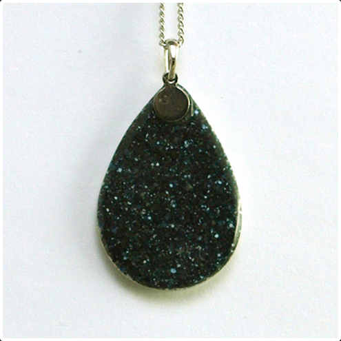 Yusen Shippo Wave Pendant Necklace - Handcrafted Japanese Enamel Jewelry for Women, Elegant Gift for Birthday, Anniversary & Special Occasions