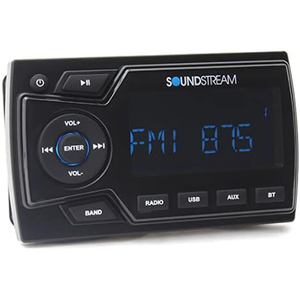 Soundstream MHU 32 Marine Grade Waterproof Digital Media Player with Bluetooth - Perfect for Boats, Yachts & Outdoor Water Activities