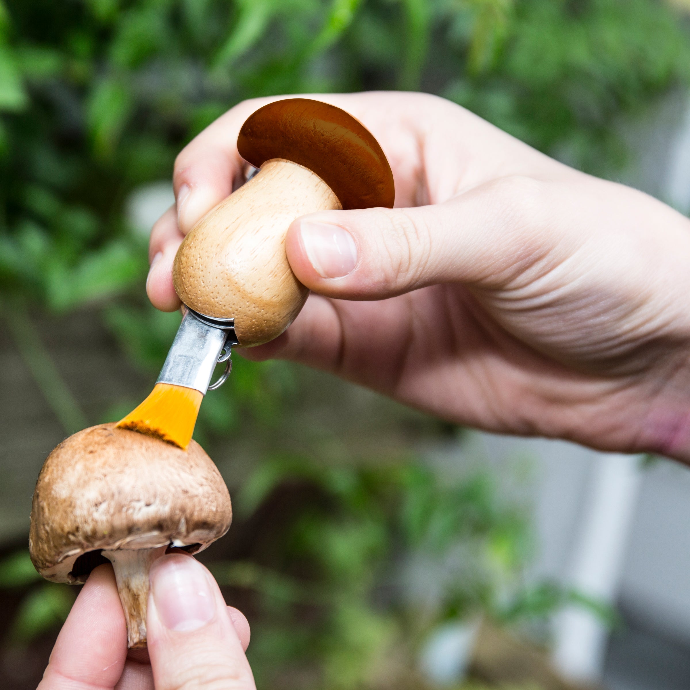 Premium Mushroom Tool Keychain - Stainless Steel Multi-Function Foraging Kit for Outdoor Enthusiasts - Perfect for Hiking, Camping & Nature Exploration