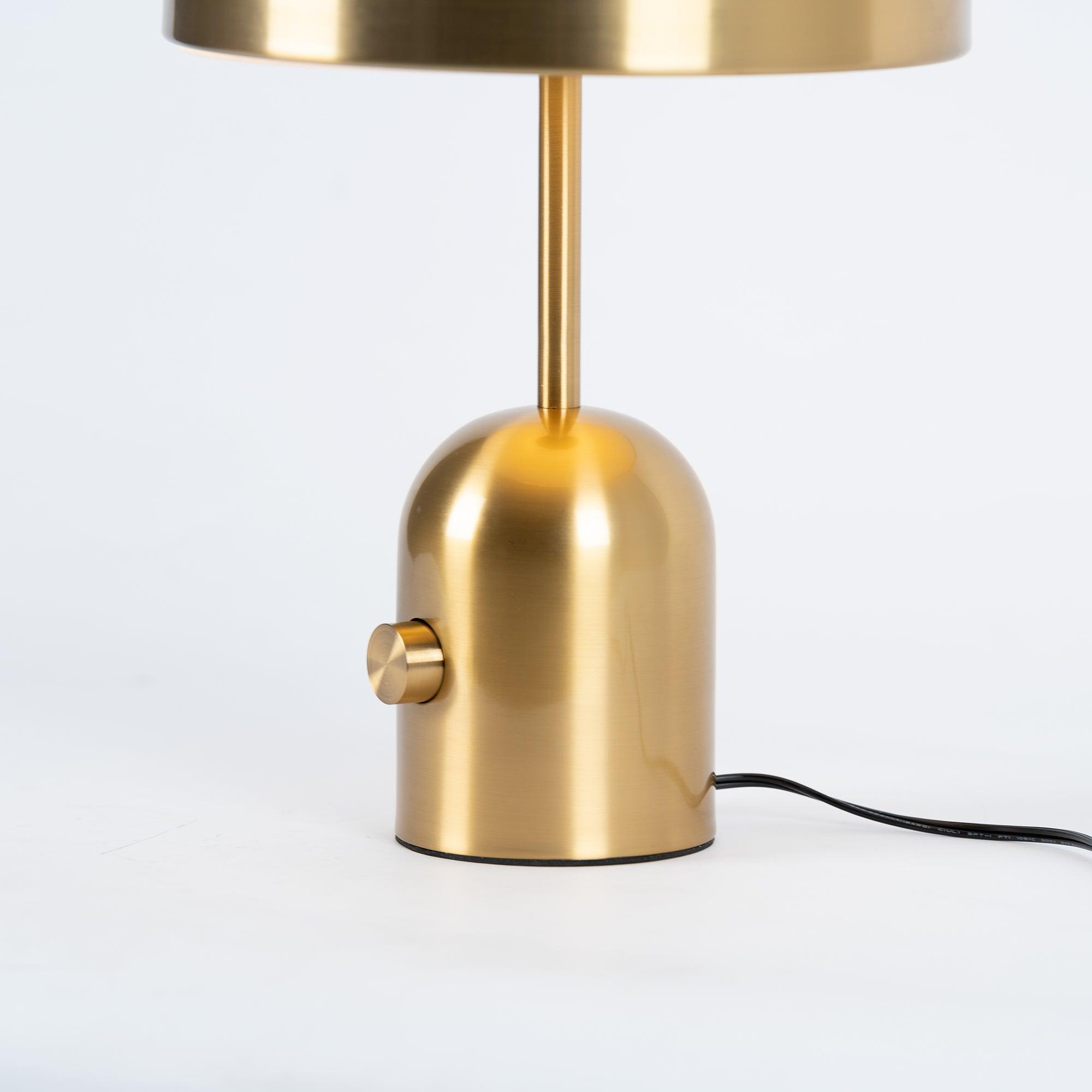 Bell Table Lamp - Modern LED Bedside Night Light with Adjustable Brightness for Bedroom, Living Room & Office - Warm White & Cool White Lighting Options