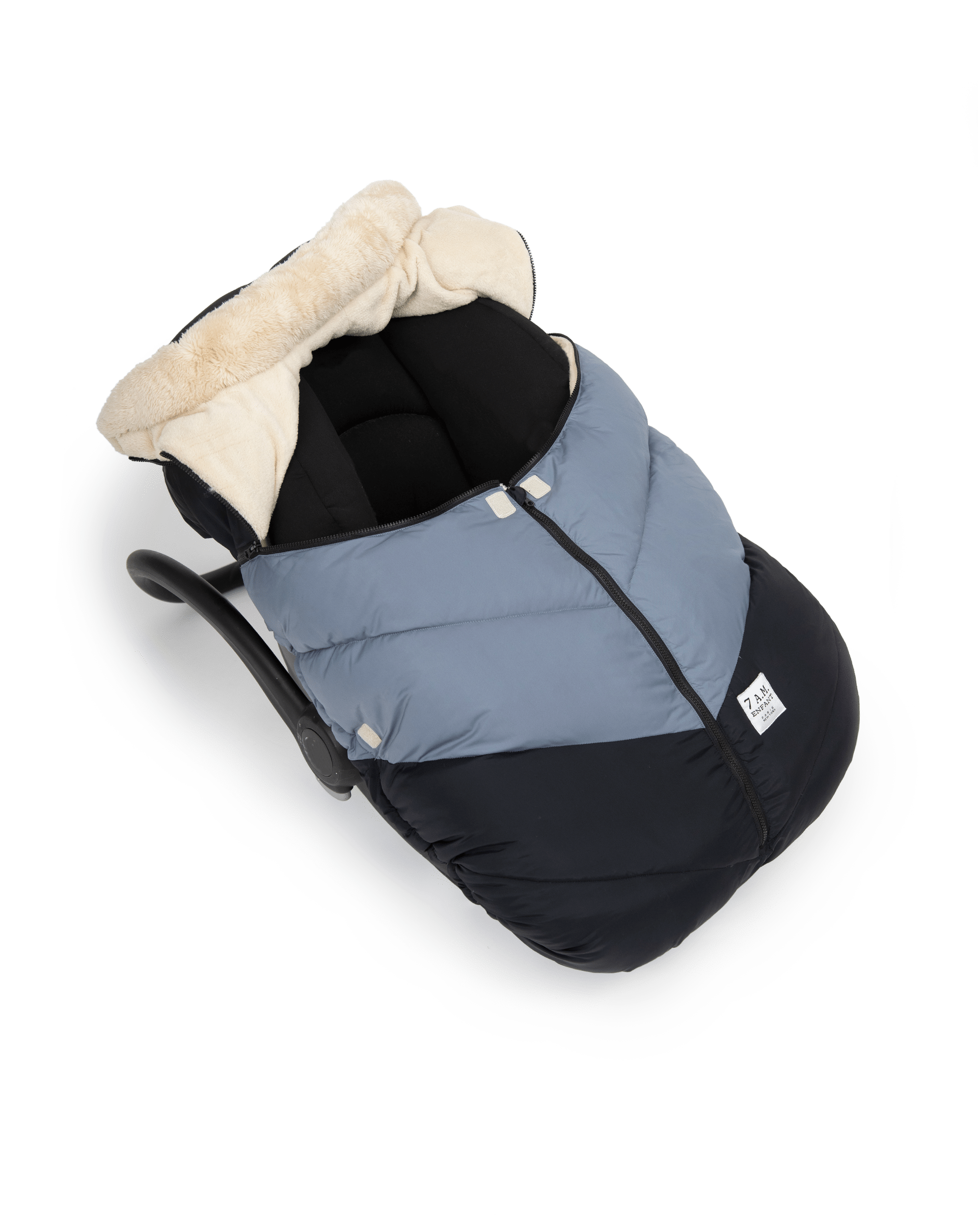 7AM Enfant Baby Car Seat Cocoon for Infants 0-12 Months - Soft & Warm Winter Car Seat Cover for Safe & Cozy Travel