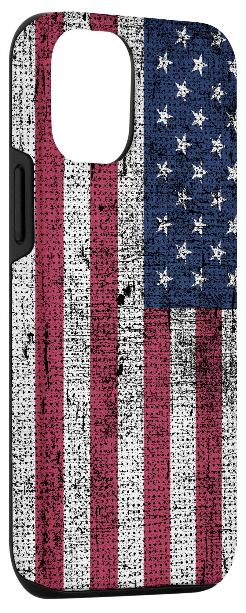 Patriotic USA Flag iPhone 12/12 Pro Case - American Gift for Men & Women - Perfect for Independence Day, Veterans Day & Patriotic Events