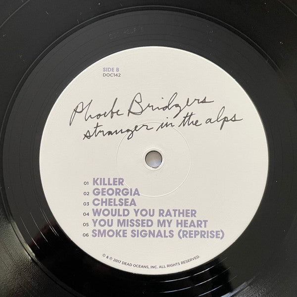 Phoebe Bridgers - Stranger In The Alps Vinyl LP Album (Limited Edition Reissue, Mint Condition) - Perfect for Record Collectors & Indie Music Lovers