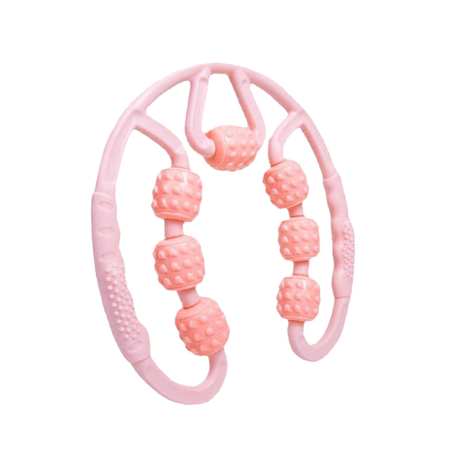 KASCLINO Leg & Arm Massage Roller Ball - Multifunction Muscle Recovery Tool for Men & Women - Home Gym & Sports Therapy (Pink) - Perfect for Post-Workout Recovery & Relaxation