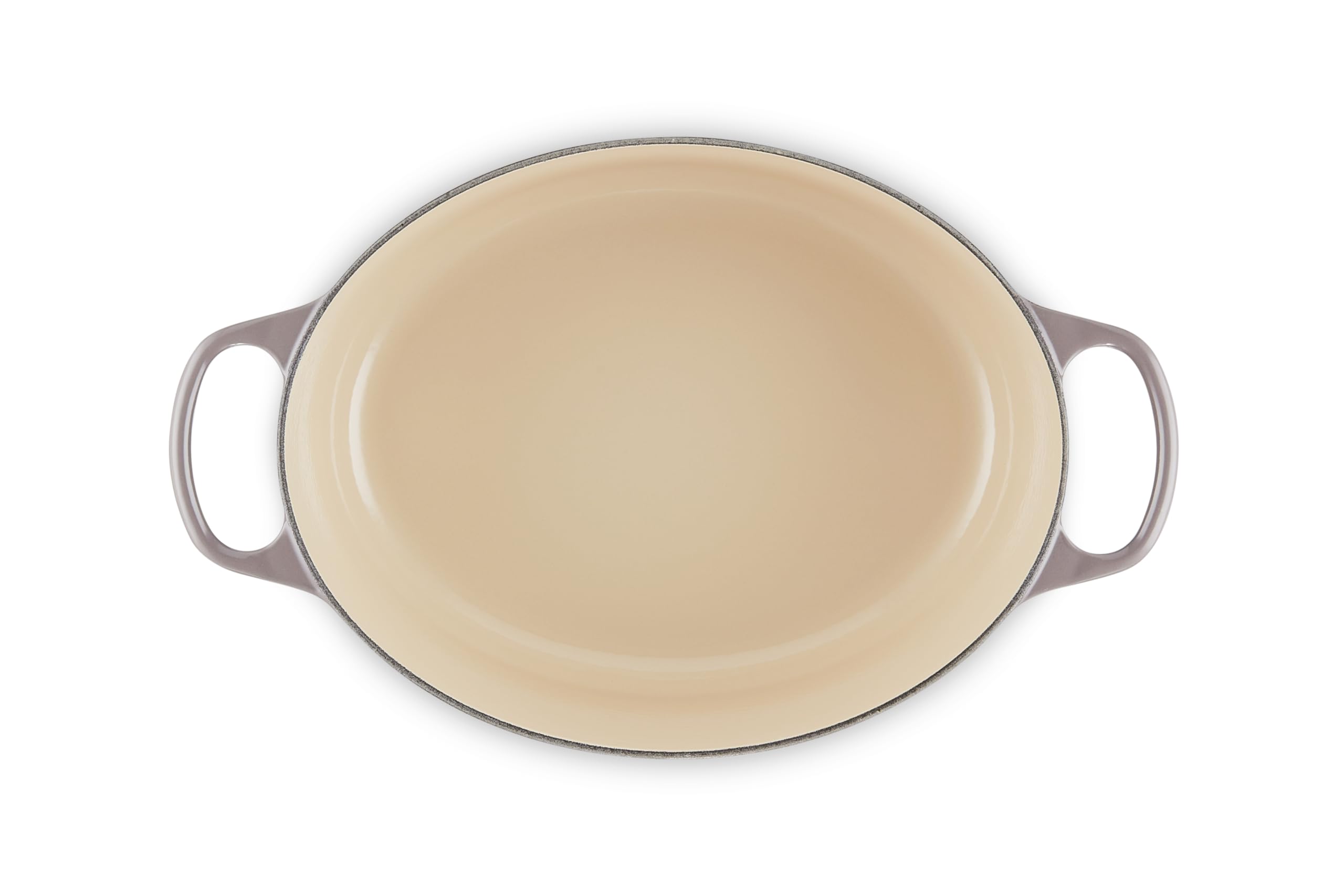 Le Creuset Signature Enameled Cast Iron Oval Dutch Oven 6.75 Quart - Oyster Color | Premium Kitchen Cookware for Braising, Stewing & Baking | Perfect for Family Dinners & Holiday Meals