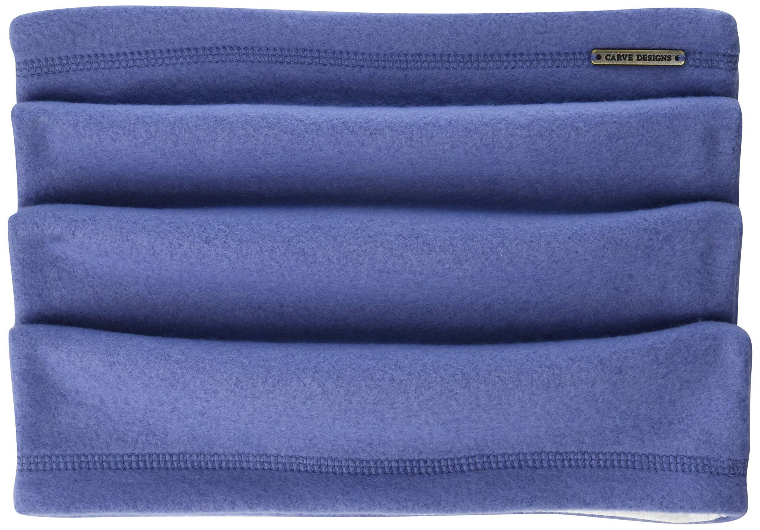 Carve Designs Women's Rowayton Fleece Neck Warmer Scarf - Soft & Warm Winter Accessory for Outdoor Activities, Hiking, Skiing, and Coastal Adventures (One Size, Coastal Blue)