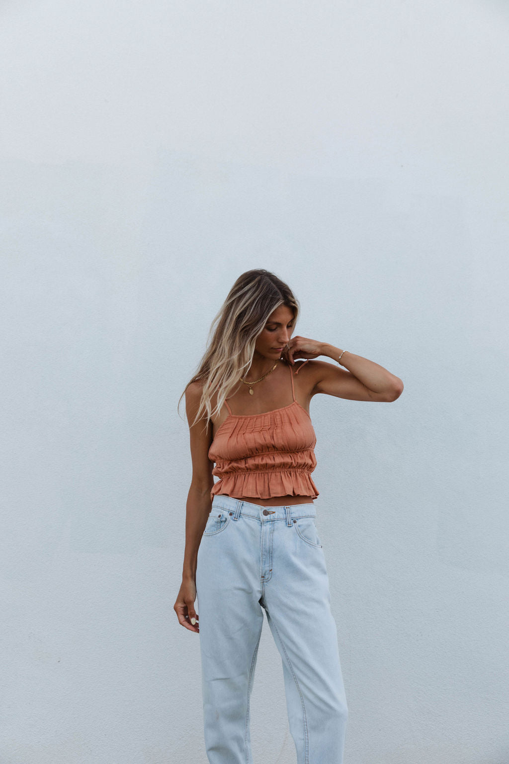 Lagoon Woven Cotton Gauze Tank Top for Women - Breathable Summer Beachwear, Casual Loungewear & Boho Style Outfits