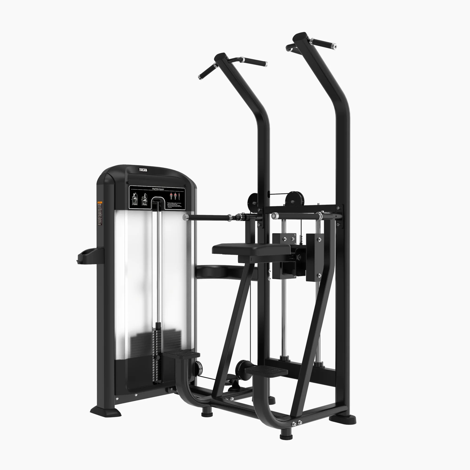 FITLAB Assisted Chin-Up & Dip Station - Portable Home Gym Equipment for Strength Training - Perfect for Home Workouts, Calisthenics, and Fitness Enthusiasts