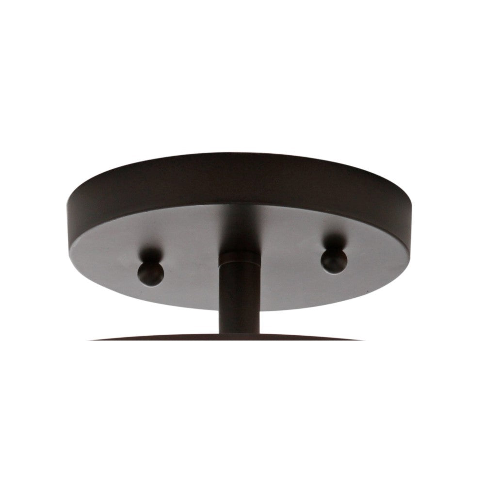 Elizabeth Metal LED Flush Mount Ceiling Light - Modern Round Fixture with Dimmable Bright White Lighting - Perfect for Bedroom, Kitchen, Hallway and Office Spaces
