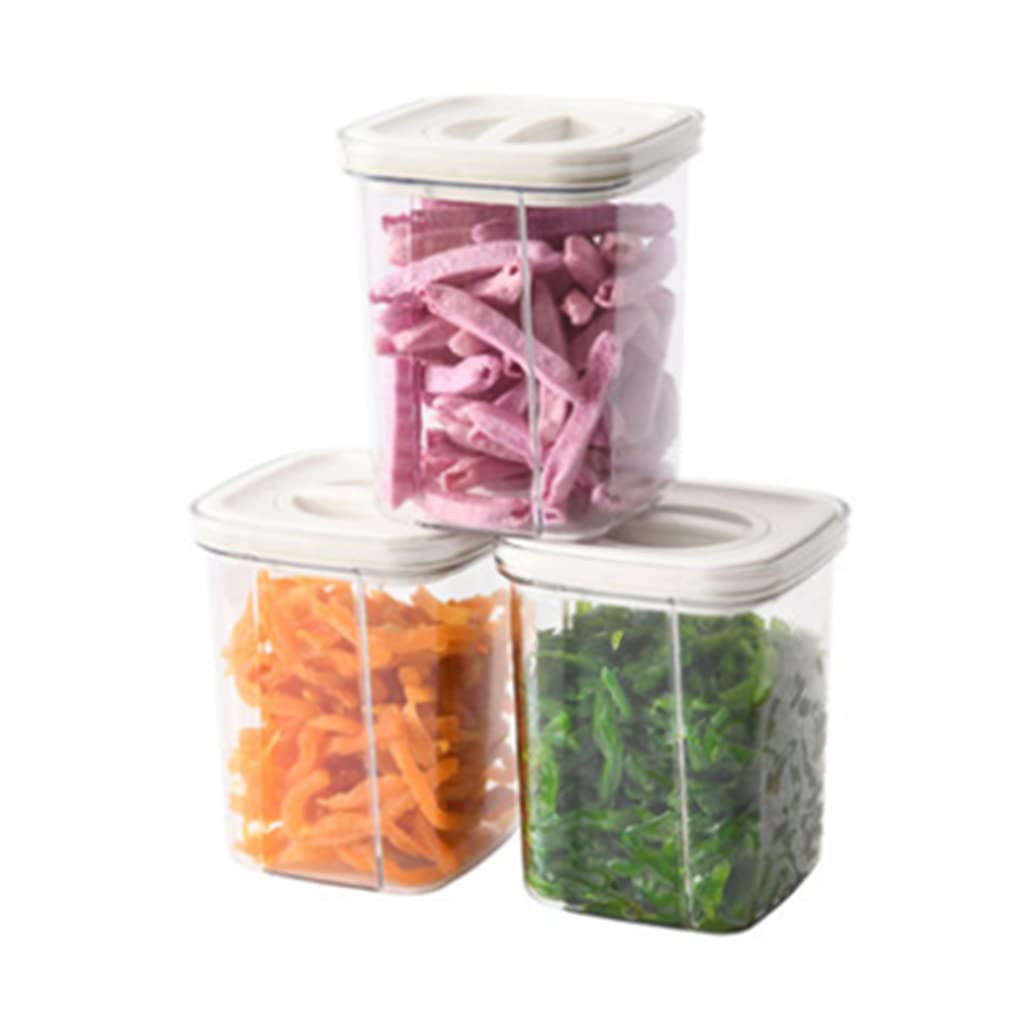 CVDMODD Airtight Food Storage Containers Set - 10-Piece Clear Plastic Kitchen & Pantry Organization Canisters for Cereal, Pasta, Flour, Sugar & Dry Goods | Perfect for Meal Prep, Baking & Pantry Organization