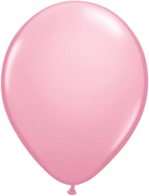 11-inch Qualatex Latex Balloons - Standard Pink for Birthday Parties, Baby Showers & Decorations