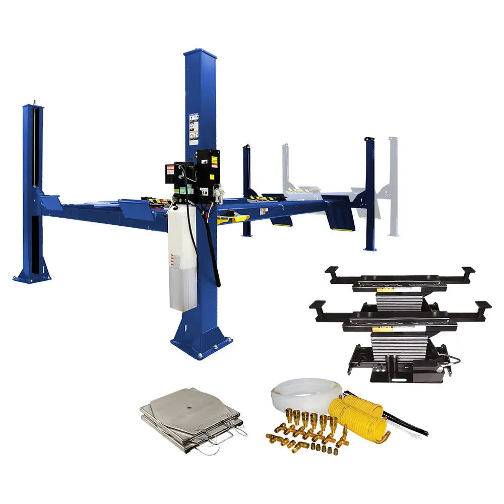 Challenger AR4115EAX 4-Post Alignment Lift - 15,000 lbs Capacity for Auto Repair Shops & Garages | Heavy-Duty Vehicle Service Equipment