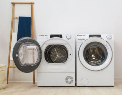 Candy ROW41066DWMCE 80 10/6KG Front Load Washer Dryer Combo - Energy Efficient Laundry Machine for Apartments & Small Homes - Perfect for Compact Spaces & Modern Living
