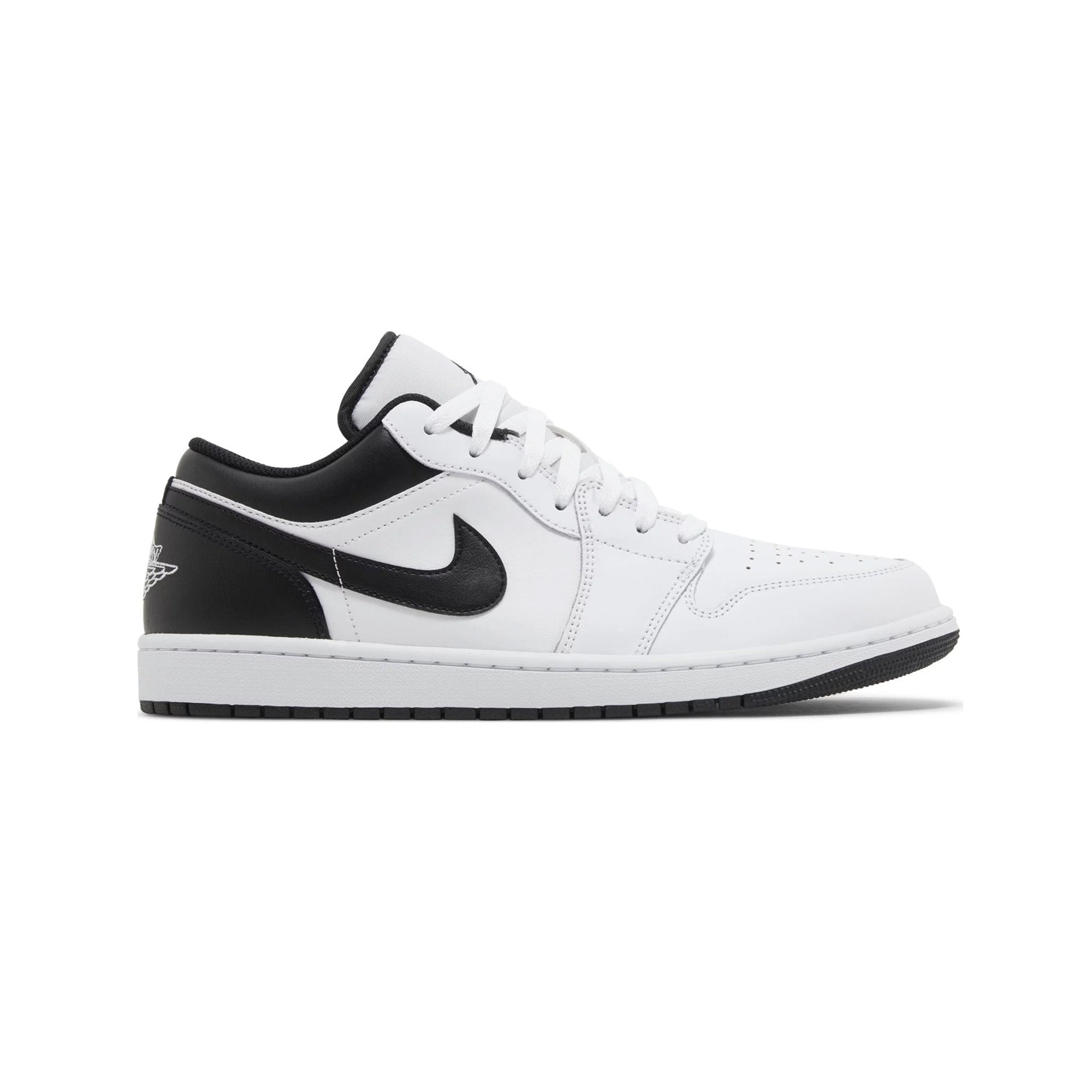 Air Jordan 1 Low 'White Black' Men's Basketball Shoes 2023 Edition - Casual Streetwear Sneakers for Everyday Wear & Sports