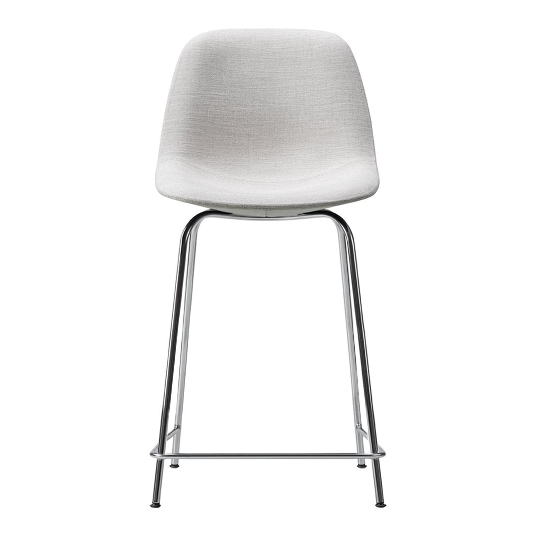 Erik Jørgensen Eyes Counter Stool - Modern Bar Stool with Metal Frame & Upholstered Seat - Perfect for Kitchen Islands, Breakfast Bars & Home Decor