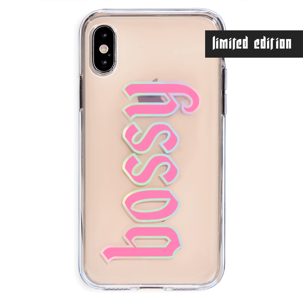 Bossy Clear iPhone Case - Ultra Slim Protective Cover for iPhone [Model] | Shatterproof & Scratch-Resistant | Perfect for Everyday Use, Travel & Work