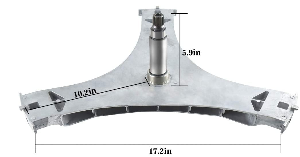 Samsung Washer Flange Shaft DC97-16509B Replacement - Compatible with AP5582195 & PS4221666 - Perfect for Washing Machine Repair & Maintenance