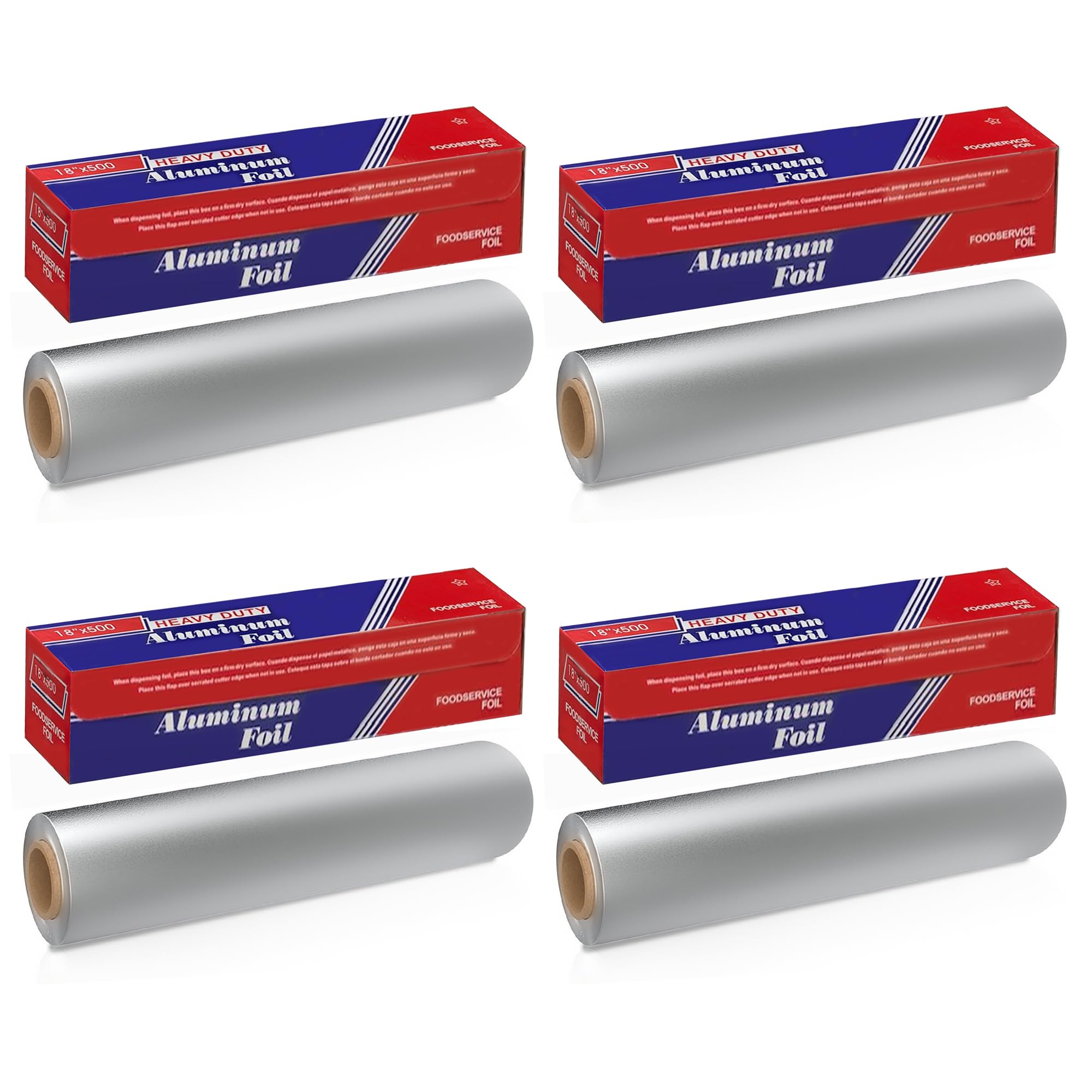 Premium Heavy-Duty Aluminum Foil Roll - Commercial Grade 18