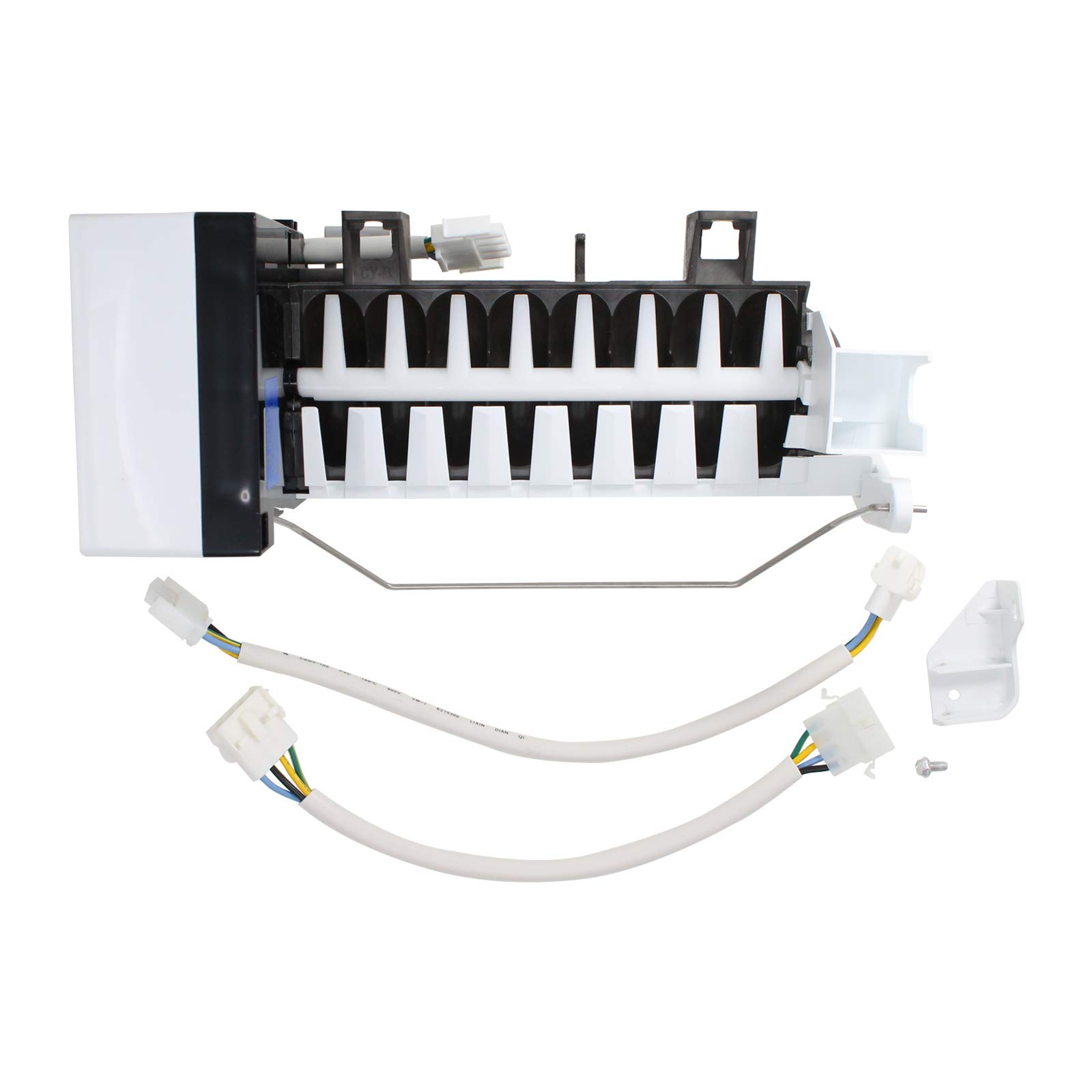 Original Title: D7824706Q Refrigerator Ice Maker Replacement for Kenmore/Sears 596.76572601 - Compatible with W10190978 Icemaker   Optimized Title: **D7824706Q Refrigerator Ice Maker Replacement - Compatible with Kenmore/Sears 596.76572601 & W10190978 - Easy DIY Installation for Home Kitchen Appliances**