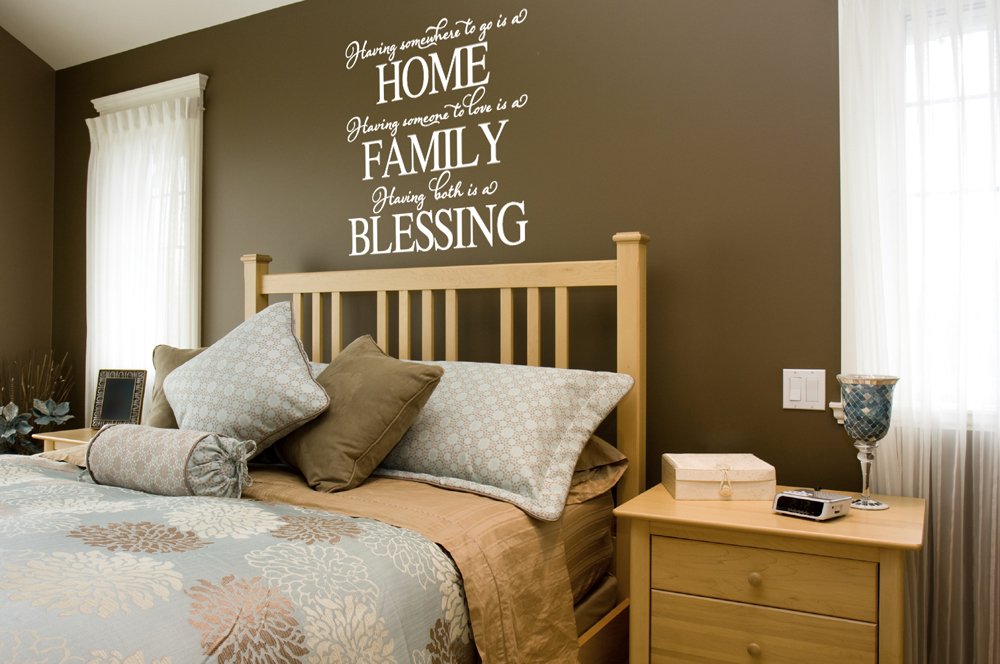 Family Love Quote Vinyl Wall Decal Sticker - Inspirational Home Decor Art for Living Room, Bedroom & Nursery - Perfect for Housewarming Gifts & Interior Design