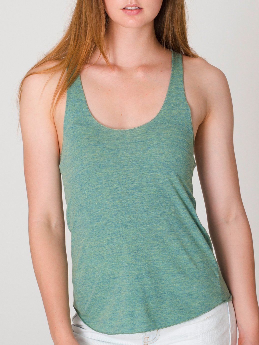 American Apparel Women's Tri-Blend Sleeveless Racerback Tank Top - Soft Breathable Workout Shirt for Yoga, Gym & Summer Casual Wear