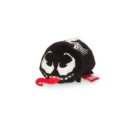 Disney Marvel Venom Tsum Tsum Mini Plush Toy - Soft Stuffed Collectible for Kids & Adults | Perfect for Bedroom Decor, Gift Giving & Marvel Fans Collection