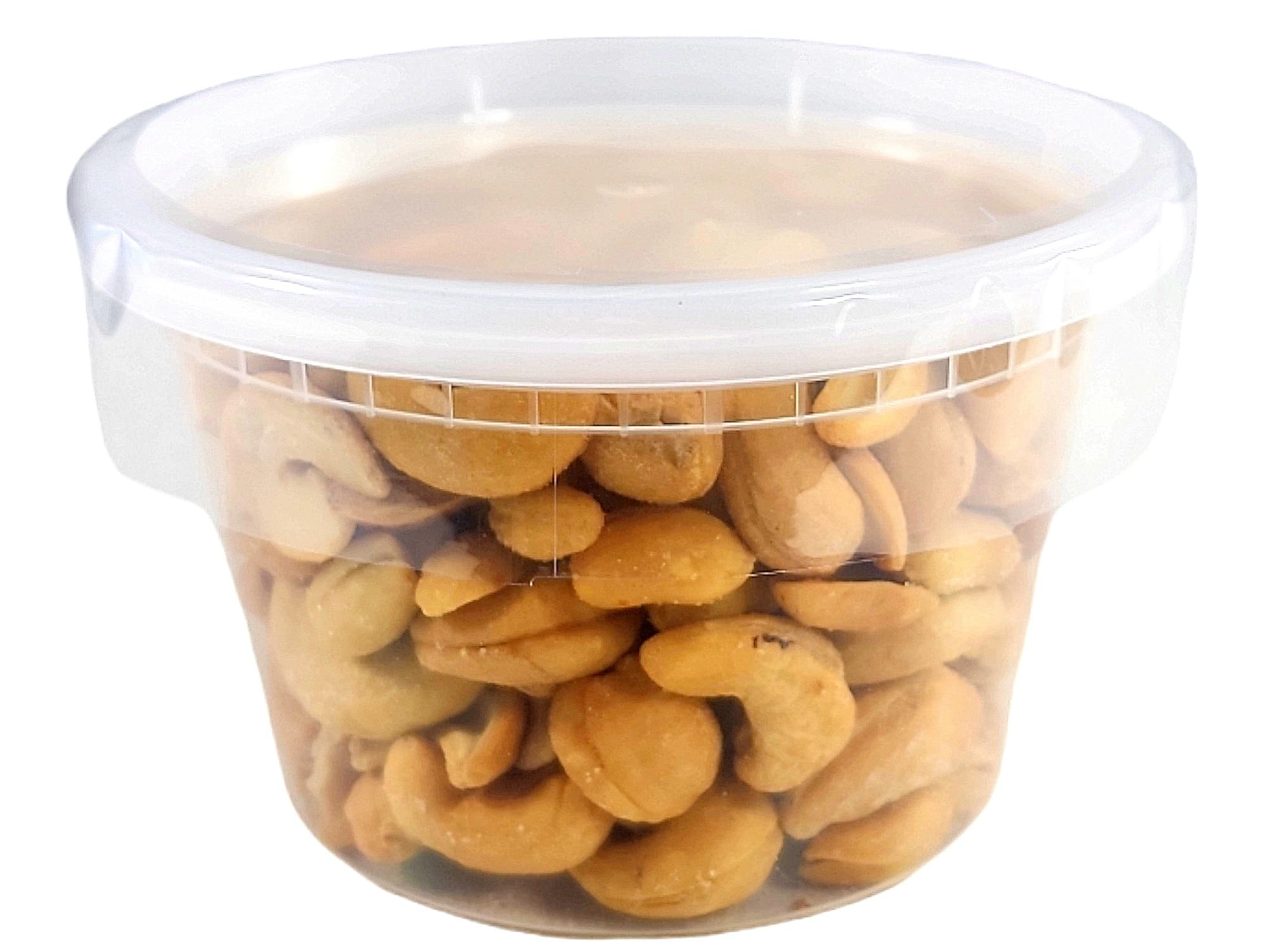 PACTOGO Clear Shrink Bands for 8-32oz Round Plastic Containers - 2500 Pack Food Safe Tamper Evident Bands for Soup, Deli, Takeout & Meal Prep Containers - Perfect for Restaurants, Catering & Food Packaging Businesses