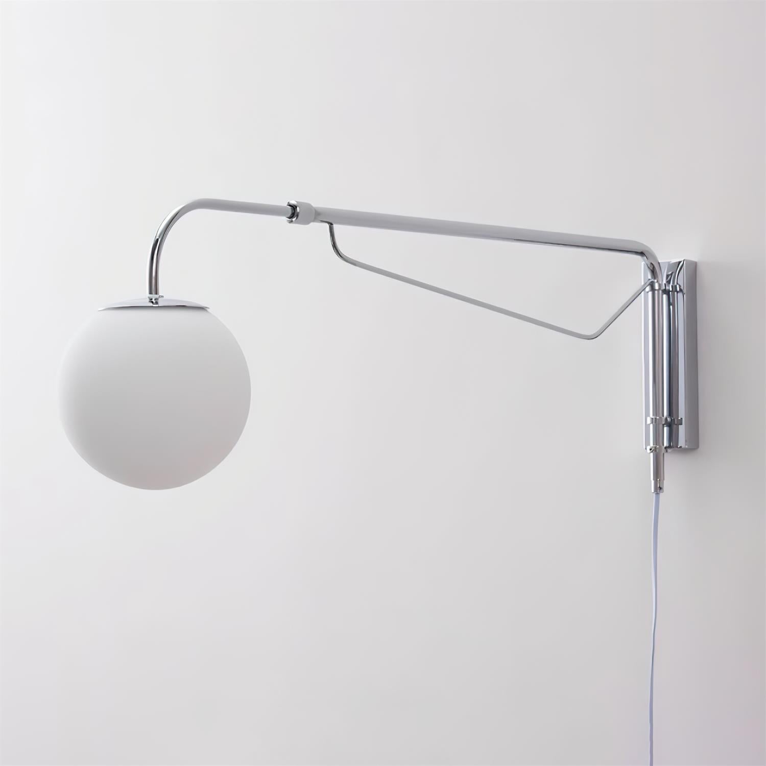 Balin Plug In Wall Lamp - Modern USB Night Light for Bedroom, Nursery, Hallway - Dimmable LED Sconce with Touch Control