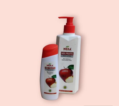 Best Fruit Scented Body Lotion Combo - 100ml & 500ml Pump Bottle (Pack of 2) | Hydrating & Moisturizing for Dry Skin | Perfect for Daily Use & Gift Sets
