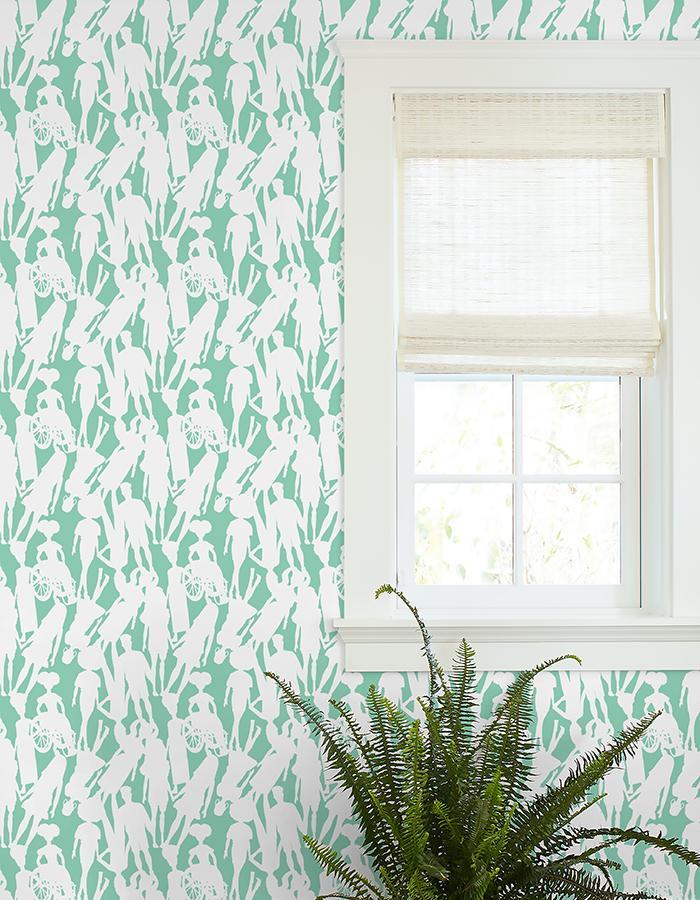 Barbie™ Caribbean Fashionistas™ Silhouettes Wallpaper - Perfect for Girls' Bedroom, Playroom & Barbie-Themed Decor