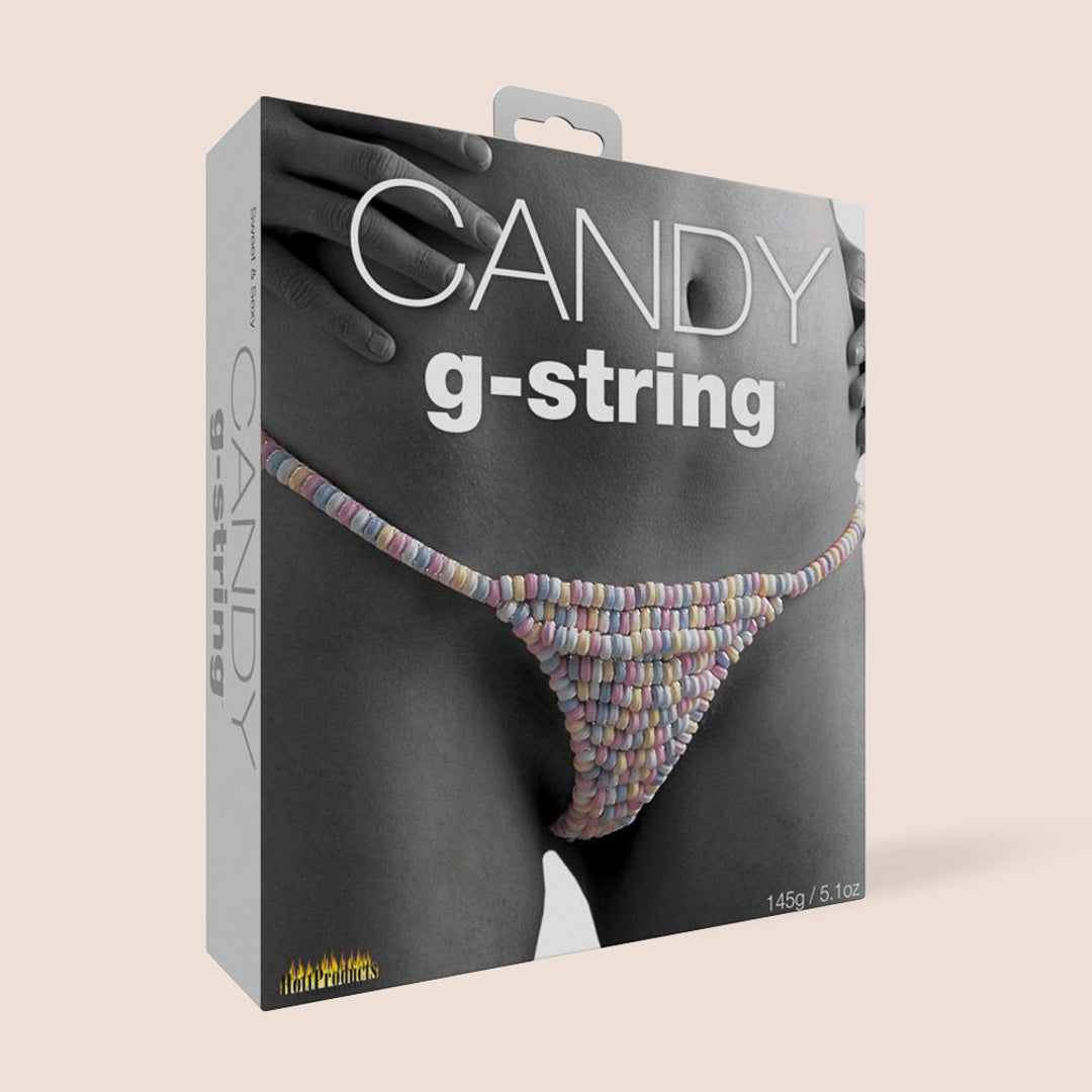 Edible Candy G-String Panties for Women - Sweet & Fun Lingerie for Valentine's Day, Bachelorette Parties & Romantic Nights