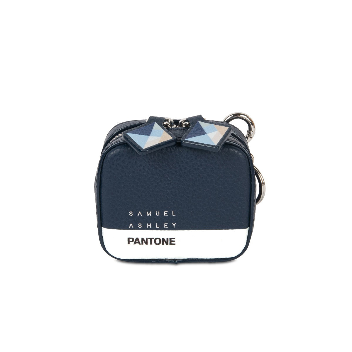 Premium Samuel Ashley x Pantone Leather Keychain Pouch - Stylish & Durable Key Holder for Men & Women - Perfect for Home, Office, Travel & Everyday Use