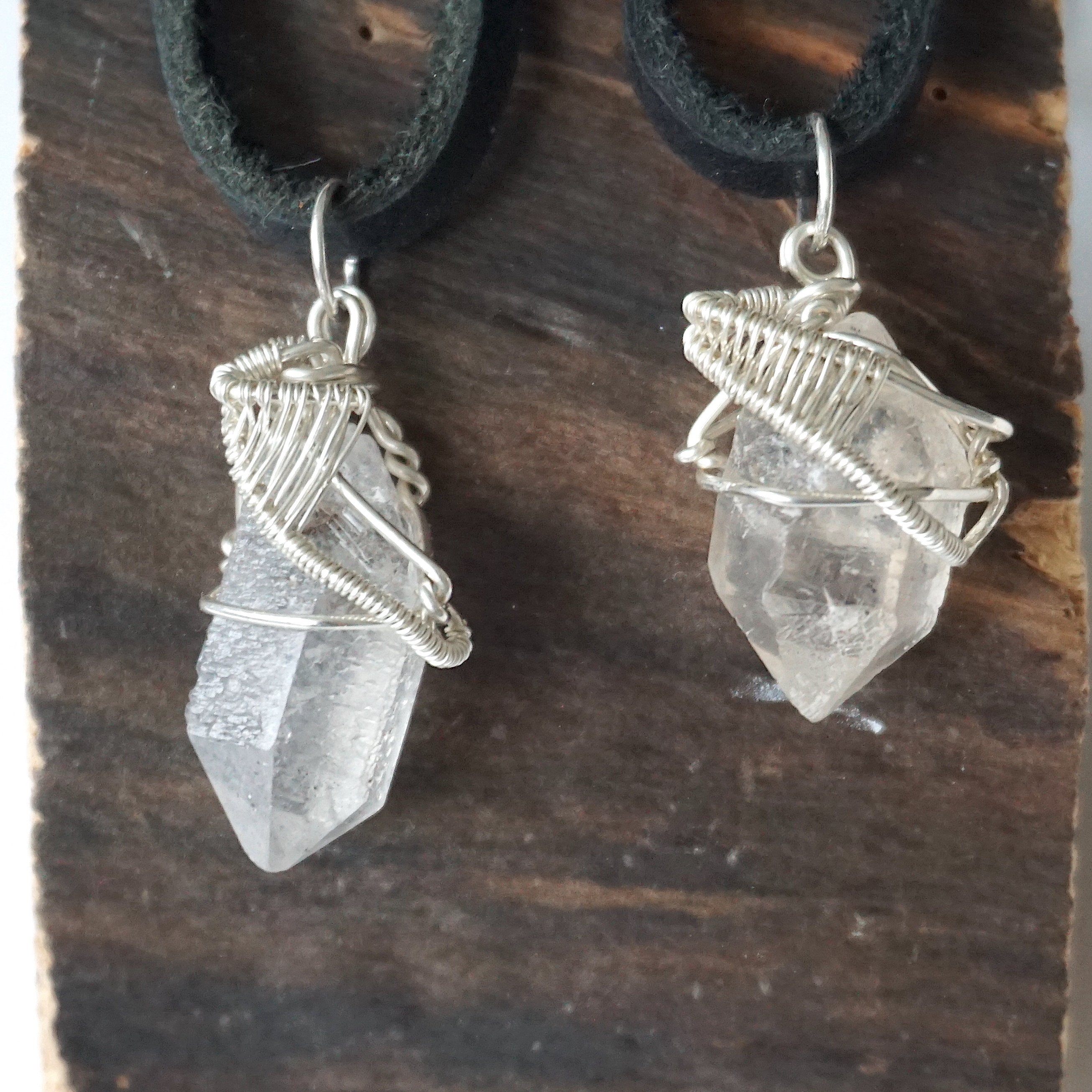 Men's Herkimer Diamond Pendant in Sterling Silver - Elegant Necklace for Gifts, Weddings & Special Occasions