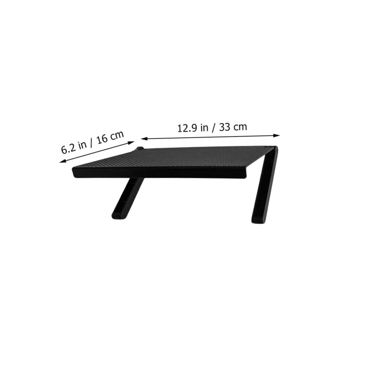 LALADEFIEE 1-Piece Adjustable Wall Mount Monitor Stand for Laptop, LCD TV - 360° Rotating Shelf with ABS Plastic Construction - Perfect for Home Office, Gaming Setup & Space-Saving Workspaces