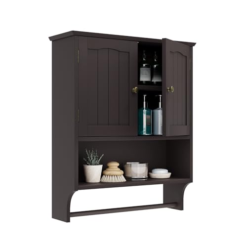 Brown Big With Towels Bar