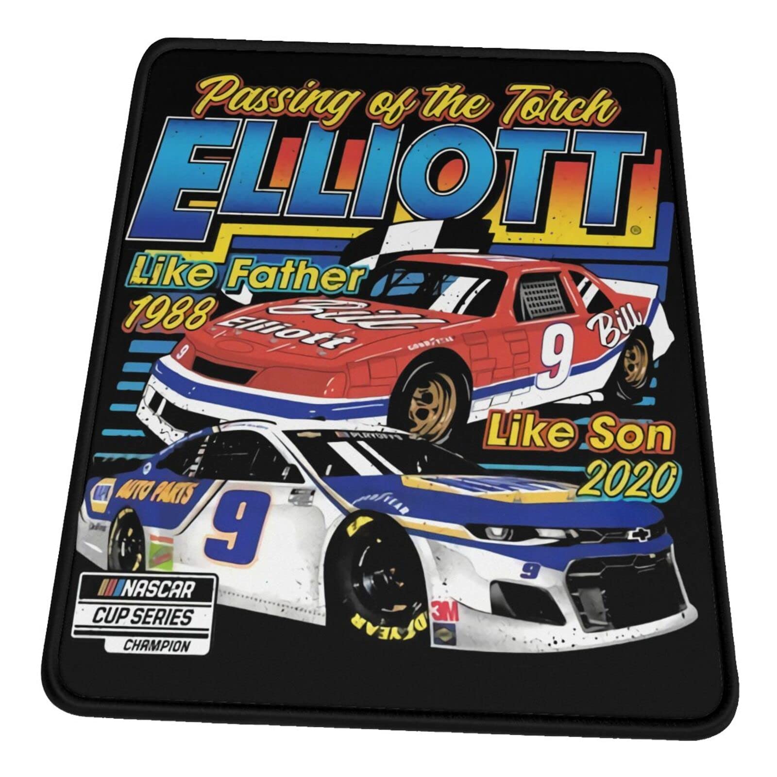Chase Elliott #9 NASCAR Gaming Mouse Pad - Non-Slip Water Resistant Desk Mat for Laptop & PC - Premium Office & Gaming Accessories for Racing Fans - Perfect for Work, Gaming & Home Office Setup