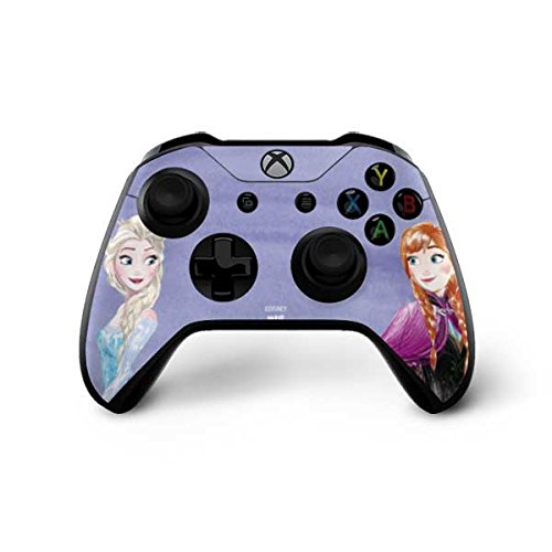 Officially Licensed Disney Elsa & Anna Sisters Design Gaming Skin Decal for Xbox One X Controller - Perfect for Frozen Fans & Gaming Enthusiasts