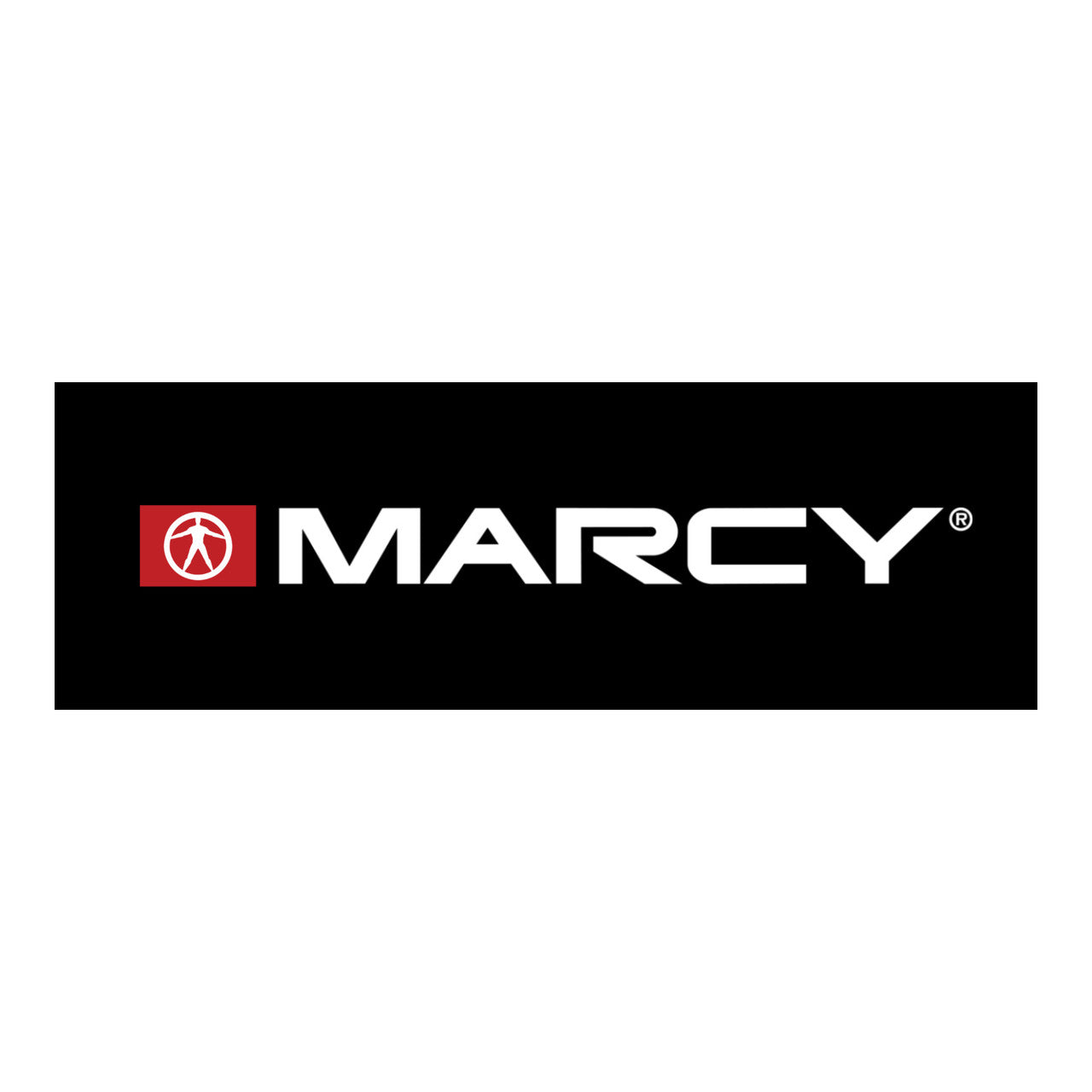 Marcy Gym Banner 69 x 17.5 Inches - Black or White Fitness Studio Sign - Perfect for Gyms, Home Workouts & CrossFit Studios