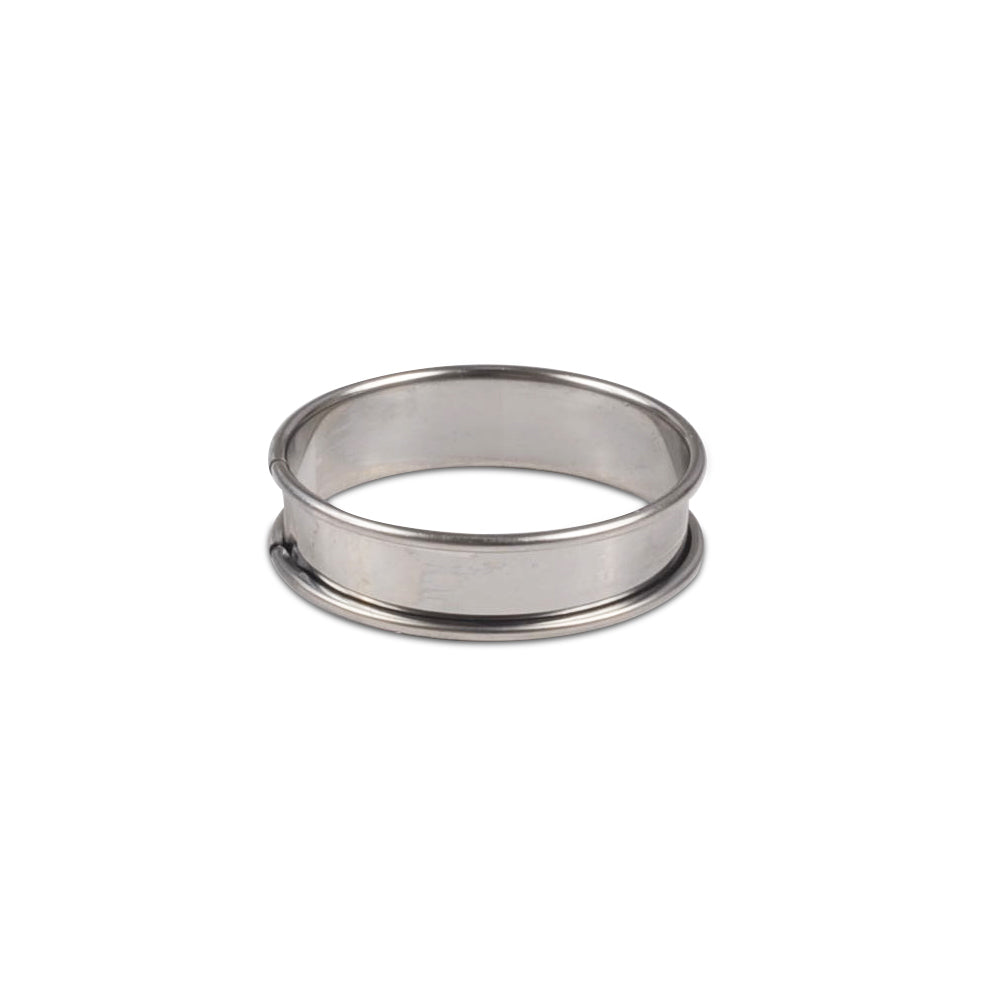 Flan Ring Six Pack - 0.75 Inch Height Baking Rings for Perfect Desserts | Ideal for Cakes, Cheesecakes & Pastries